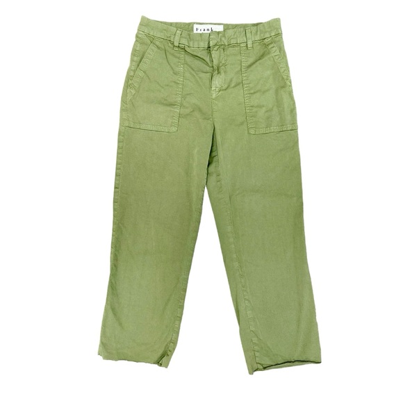 Frank & Eileen Blackstone Utility Italian Performance Twill Pants Army Green 4 - Picture 5 of 15